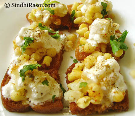 Bread chaat
