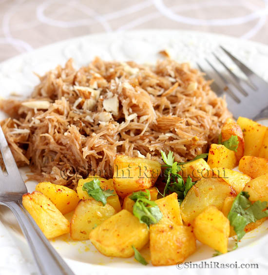 Sevaiyan or sweet vermicelli